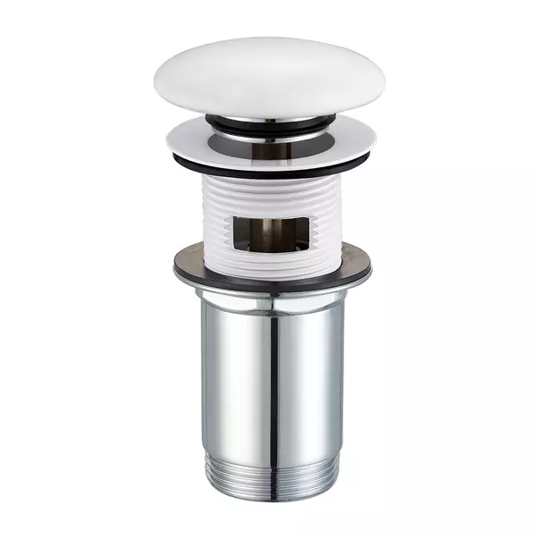 Accesorii baie - Ventil Click-Clack alb mat Omnires