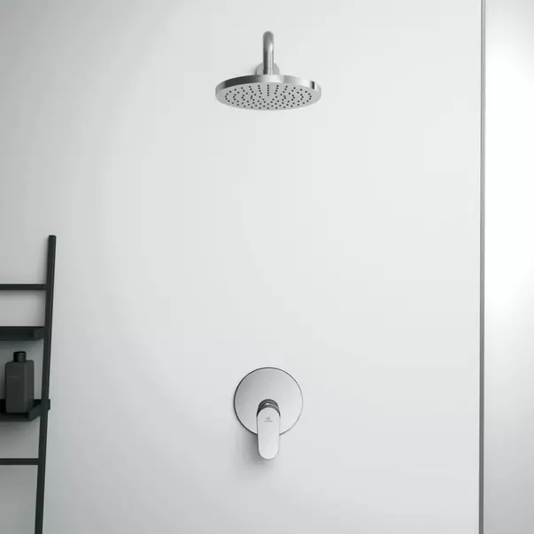 Baterie dus incastrata Ideal Standard Cerafine O crom lucios cu corp ingropat [4]
