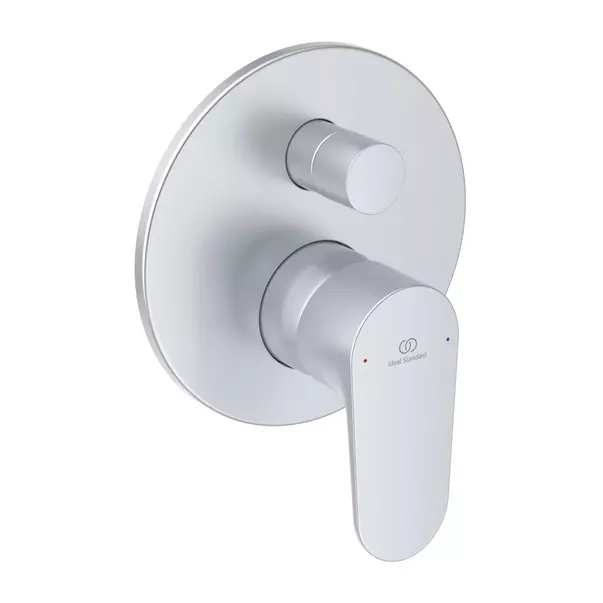 Baterii cada - Baterie cada - dus incastrata Ideal Standard Cerafine O argintiu mat cu corp ingropat