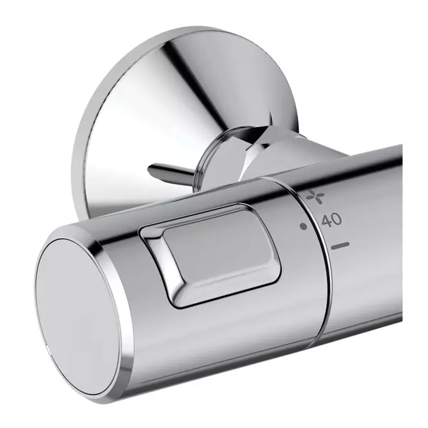 Baterie dus termostatata Ideal Standard Ceratherm T25 crom lucios cu set de dus cu bara 90 cm [5]