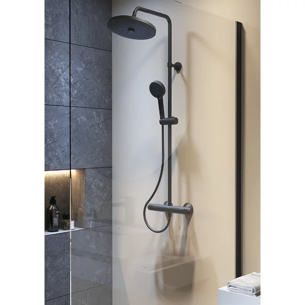 Coloana de dus termostatata negru mat Ideal Standard Ceratherm T25+ [1]