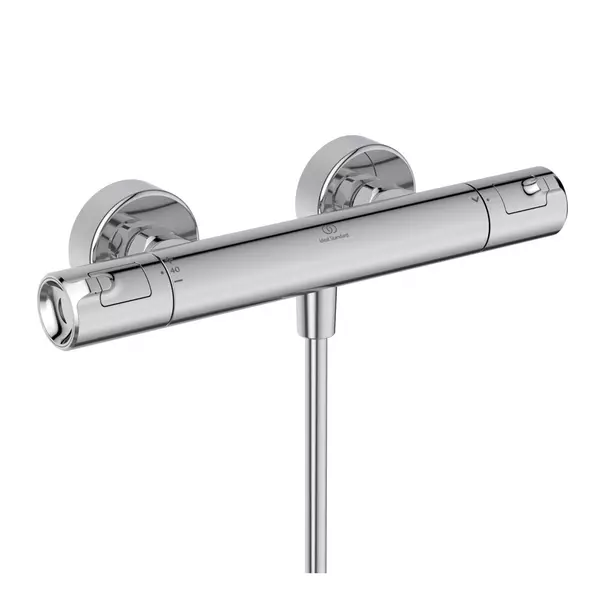 Baterie dus termostatata Ideal Standard Ceratherm T50 crom lucios cu set de dus cu bara 90 cm [6]