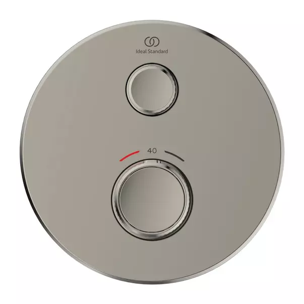 Baterie dus incastrata Ideal Standard Ceratherm Navigo argintiu Silver Storm fara corp ingropat [4]