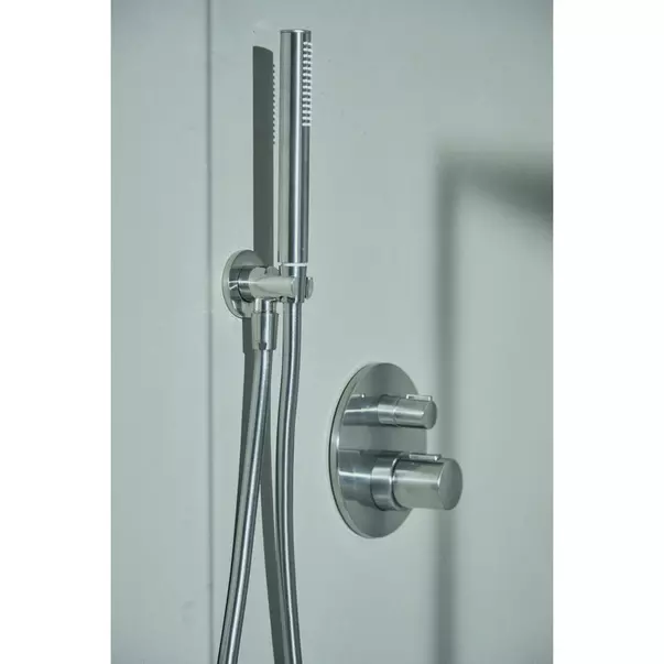 Baterie dus incastrata Ideal Standard Ceratherm Navigo argintiu Silver Storm fara corp ingropat [6]