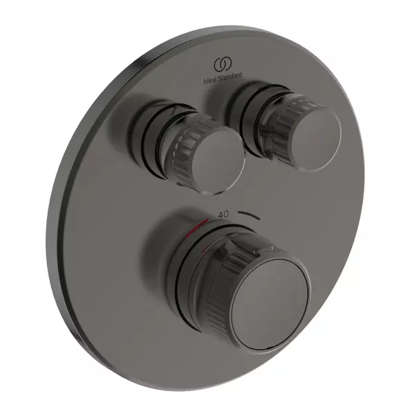 Baterii baie - Baterie dus incastrata Ideal Standard Ceratherm Navigo fara corp ingropat gri Magnetic Grey