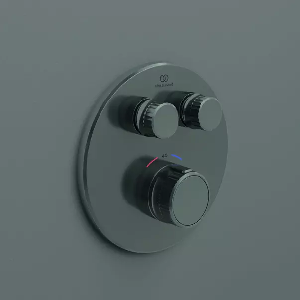Baterie dus incastrata Ideal Standard Ceratherm Navigo fara corp ingropat gri Magnetic Grey [2]