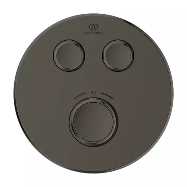 Baterie dus incastrata Ideal Standard Ceratherm Navigo fara corp ingropat gri Magnetic Grey [5]