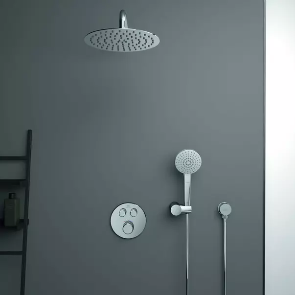 Baterie dus incastrata Ideal Standard Ceratherm Navigo fara corp ingropat crom lucios [4]