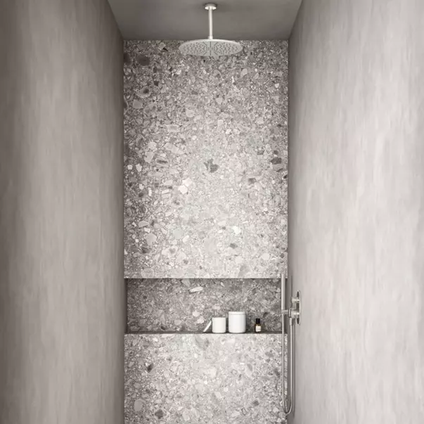 Baterie dus incastrata Ideal Standard Ceratherm Navigo fara corp ingropat argintiu Silver Storm [3]