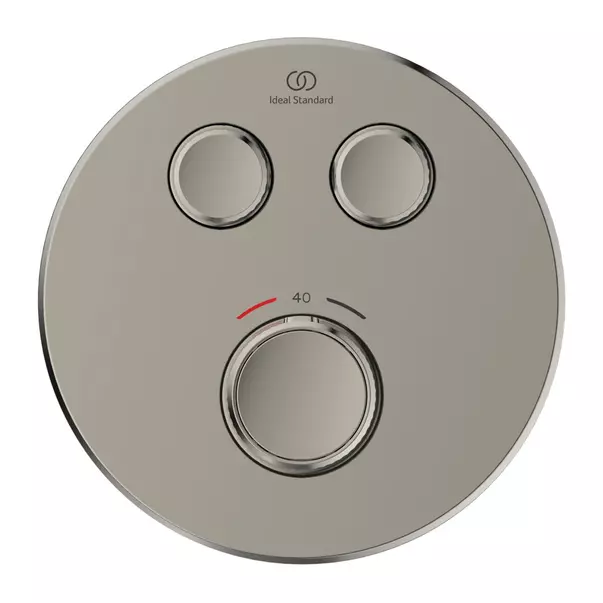 Baterie dus incastrata Ideal Standard Ceratherm Navigo fara corp ingropat argintiu Silver Storm [4]