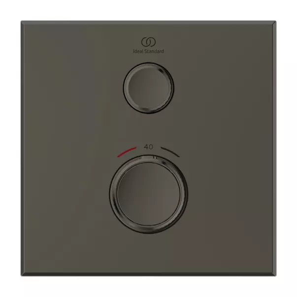 Baterie dus incastrata Ideal Standard Ceratherm Navigo patrata gri Magnetic Grey fara corp ingropat [2]
