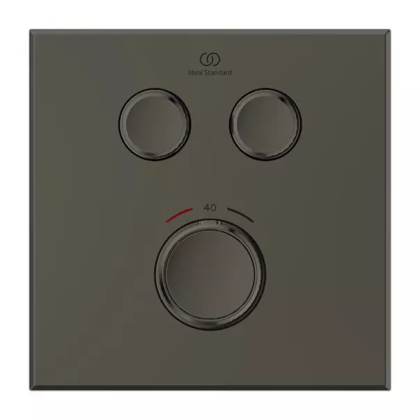 Baterie dus incastrata Ideal Standard Ceratherm Navigo patrata fara corp ingropat gri Magnetic Grey [7]
