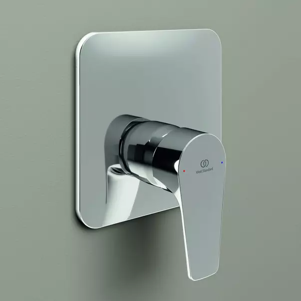 Baterii baie - Baterie dus incastrata Ideal Standard Cerafine D crom lucios fara corp ingropat