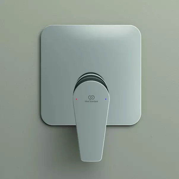 Baterie dus incastrata Ideal Standard Cerafine D crom lucios fara corp ingropat [3]