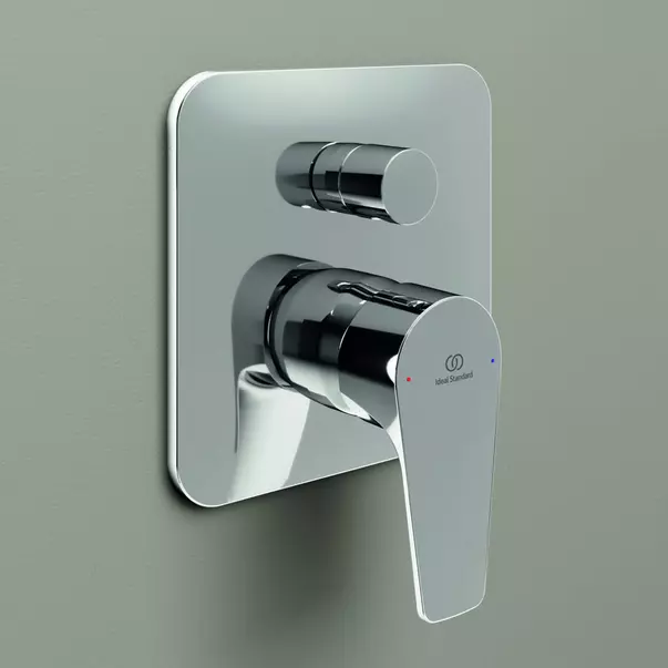 Baterii baie - Baterie cada - dus incastrata Ideal Standard Cerafine D crom lucios fara corp ingropat