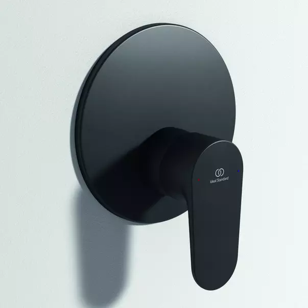 Baterie dus incastrata Ideal Standard Cerafine O negru mat fara corp ingropat [5]