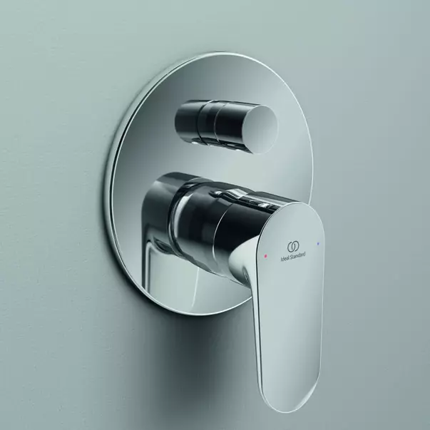 Baterie cada - dus incastrata Ideal Standard Cerafine O crom lucios fara corp ingropat [5]