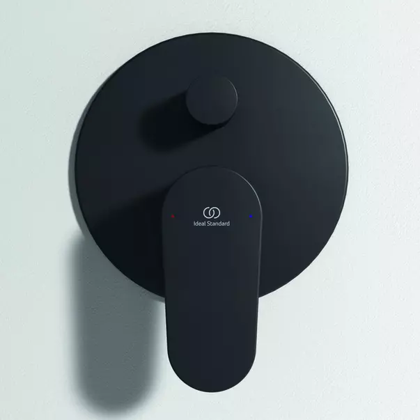 Baterie cada - dus incastrata Ideal Standard Cerafine O negru mat fara corp ingropat [2]