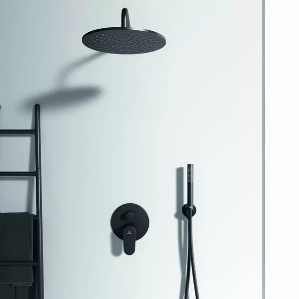 Baterie cada - dus incastrata Ideal Standard Cerafine O negru mat fara corp ingropat [4]