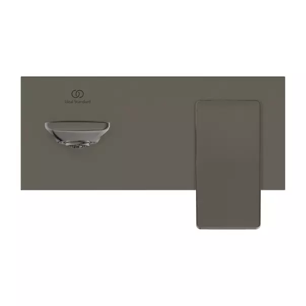 Baterie lavoar incastrata Ideal Standard Atelier Conca 180 gri Magnetic Grey fara corp ingropat [6]