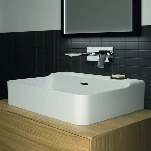 Baterie lavoar incastrata Ideal Standard Atelier Conca 220 auriu periat fara corp ingropat [6]