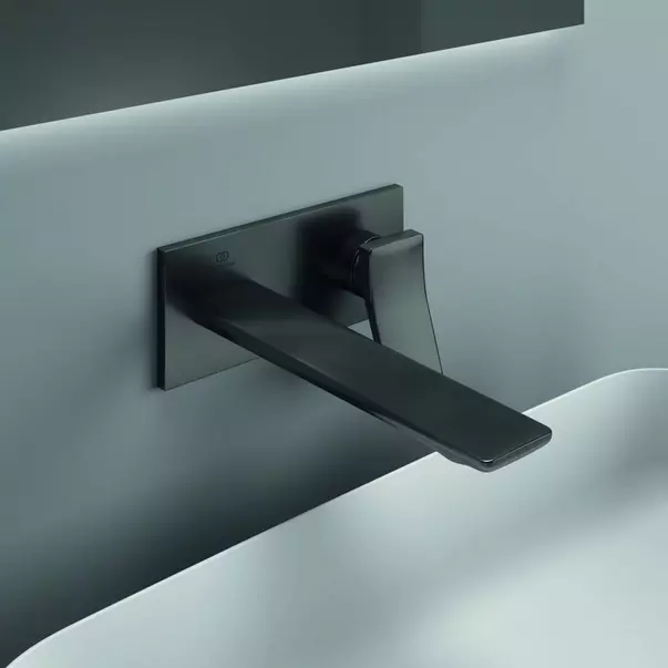 Baterii baie - Baterie lavoar incastrata Ideal Standard Atelier Conca 220 gri Magnetic Grey fara corp ingropat
