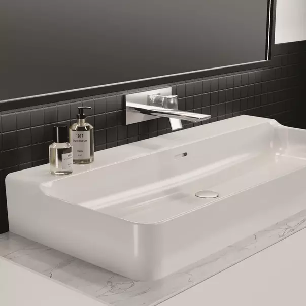 Baterii baie - Baterie lavoar incastrata Ideal Standard Atelier Conca 220 crom lucios fara corp ingropat