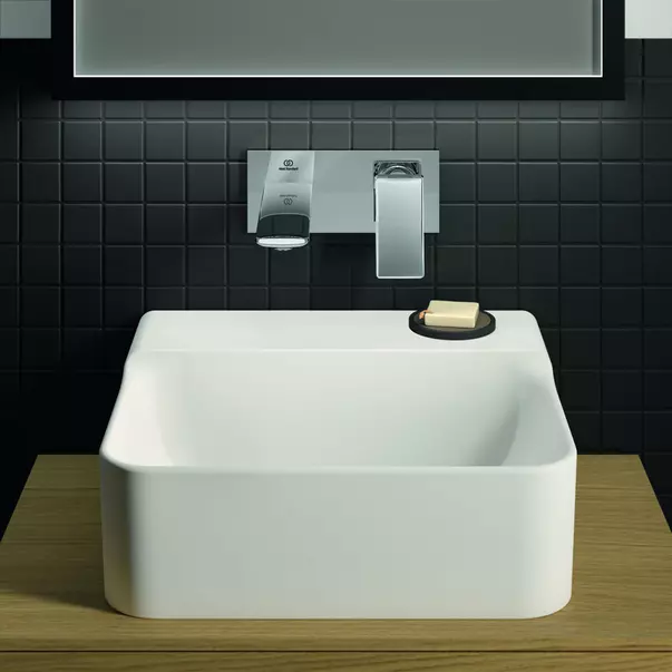 Baterie lavoar incastrata Ideal Standard Atelier Conca 220 argintiu Silver Storm fara corp ingropat [5]