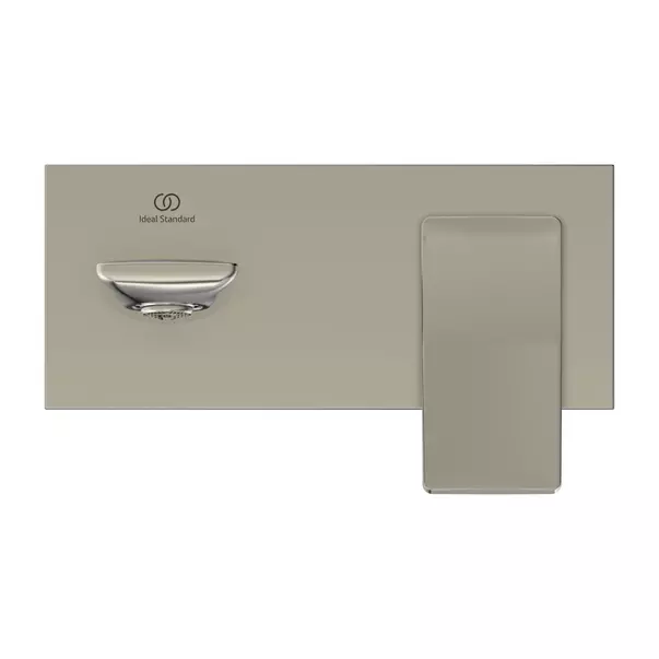Baterie lavoar incastrata Ideal Standard Atelier Conca 220 argintiu Silver Storm fara corp ingropat [6]