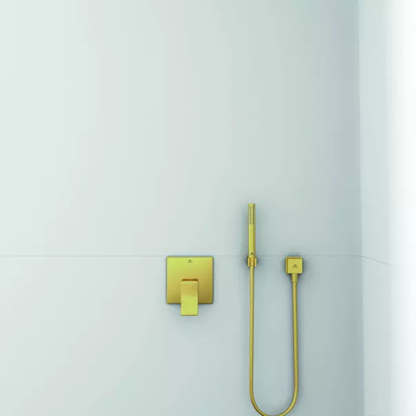 Baterie dus incastrata Ideal Standard Atelier Conca auriu periat fara corp ingropat [3]