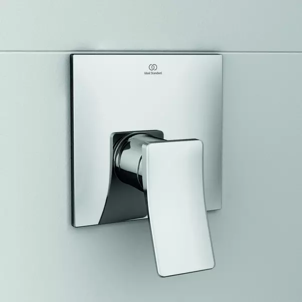 Baterie dus incastrata Ideal Standard Atelier Conca crom lucios fara corp ingropat [5]