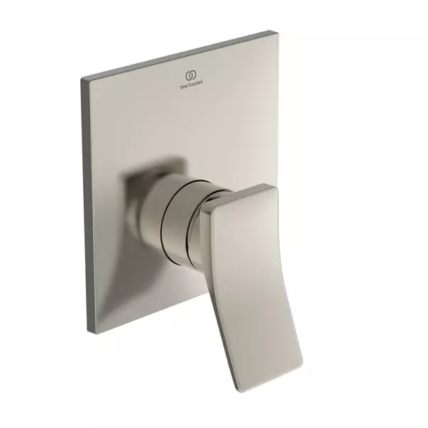 Baterii baie - Baterie dus incastrata Ideal Standard Atelier Conca argintiu Silver Storm fara corp ingropat