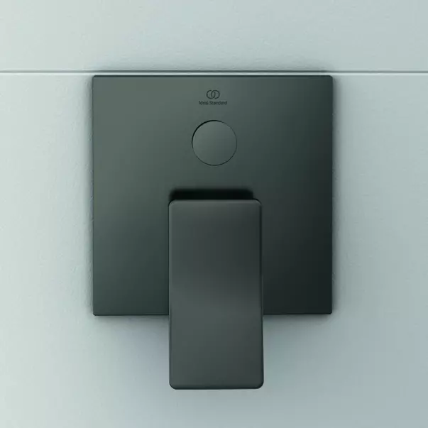 Baterie cada - dus incastrata Ideal Standard Atelier Conca gri Magnetic Grey fara corp ingropat [3]