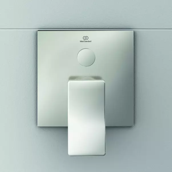 Baterie cada - dus incastrata Ideal Standard Atelier Conca argintiu Silver Storm fara corp ingropat [3]