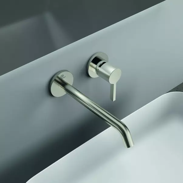 Baterie lavoar incastrata Ideal Standard Atelier Joy pipa 22.5 cm argintiu Silver Storm [6]