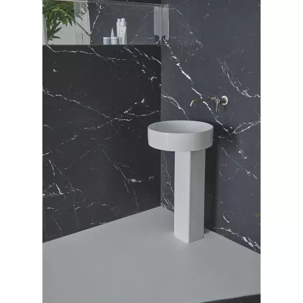 Baterie lavoar incastrata Ideal Standard Atelier Joy pipa 22.5 cm argintiu Silver Storm [8]