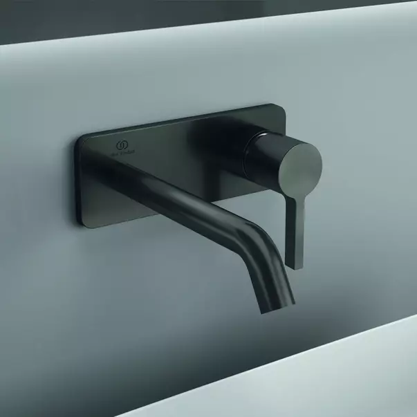 Baterii baie - Baterie lavoar incastrata Ideal Standard Atelier Joy gri Magnetic Grey pipa 18 cm