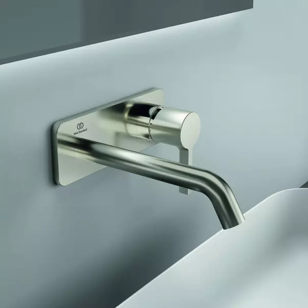 Baterie lavoar incastrata Ideal Standard Atelier Joy argintiu Silver Storm pipa 18 cm [7]