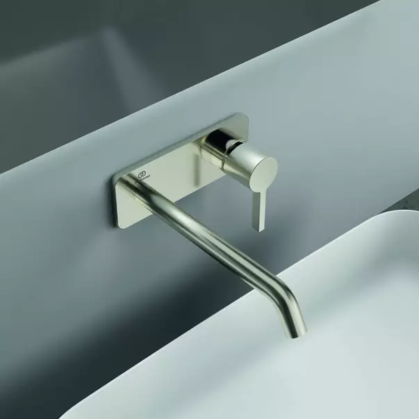 Baterie lavoar incastrata Ideal Standard Atelier Joy argintiu Silver Storm pipa 22 cm [4]