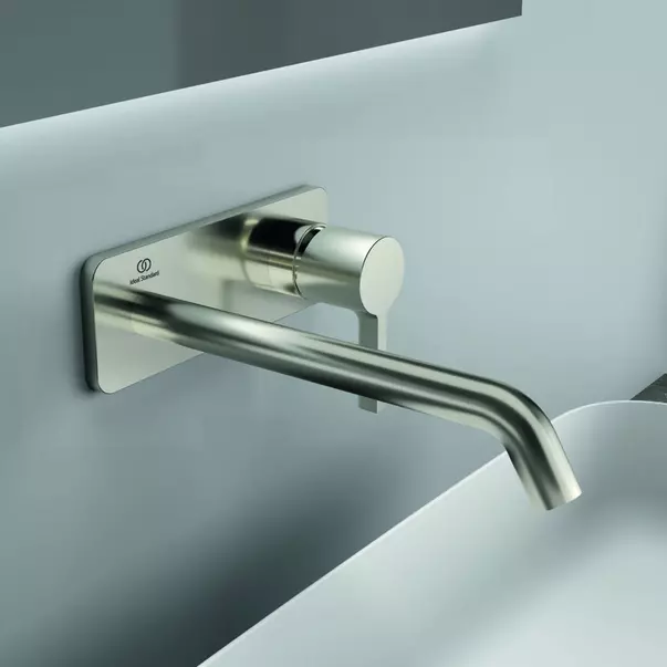 Baterie lavoar incastrata Ideal Standard Atelier Joy argintiu Silver Storm pipa 22 cm [7]