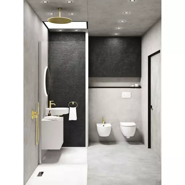 Baterie dus incastrata Ideal Standard Atelier Joy auriu periat fara corp ingropat [5]