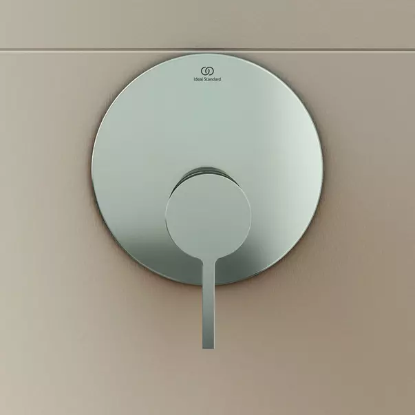 Baterie dus incastrata Ideal Standard Atelier Joy argintiu Silver Storm fara corp ingropat [3]