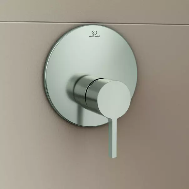 Baterie dus incastrata Ideal Standard Atelier Joy argintiu Silver Storm fara corp ingropat [5]