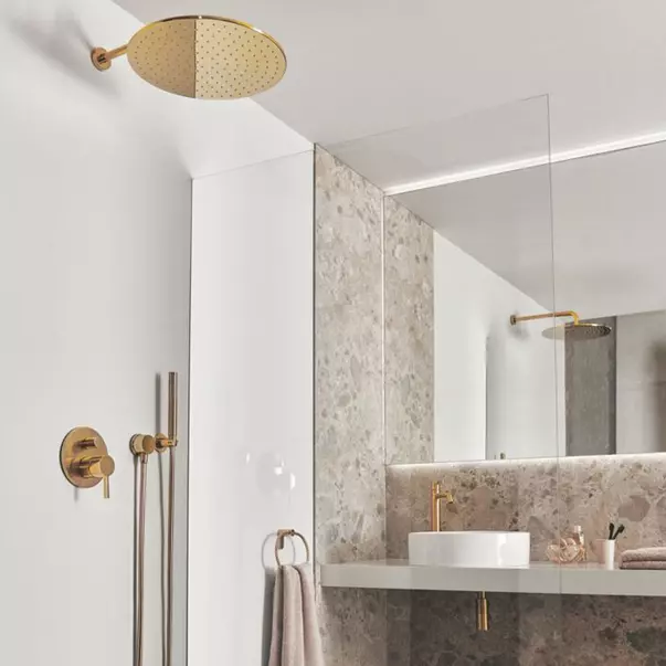 Baterie cada - dus incastrata Ideal Standard Atelier Joy auriu periat fara corp ingropat [2]