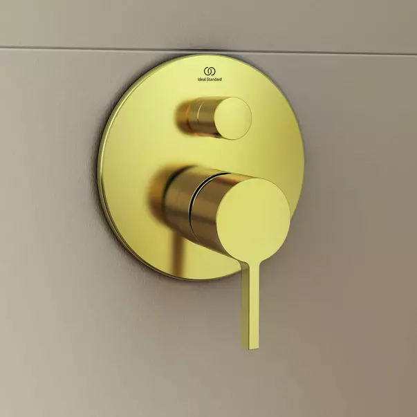 Baterie cada - dus incastrata Ideal Standard Atelier Joy auriu periat fara corp ingropat [5]