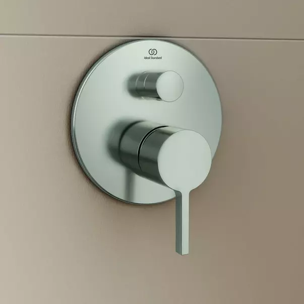 Baterie cada - dus incastrata Ideal Standard Atelier Joy argintiu Silver Storm fara corp ingropat [4]