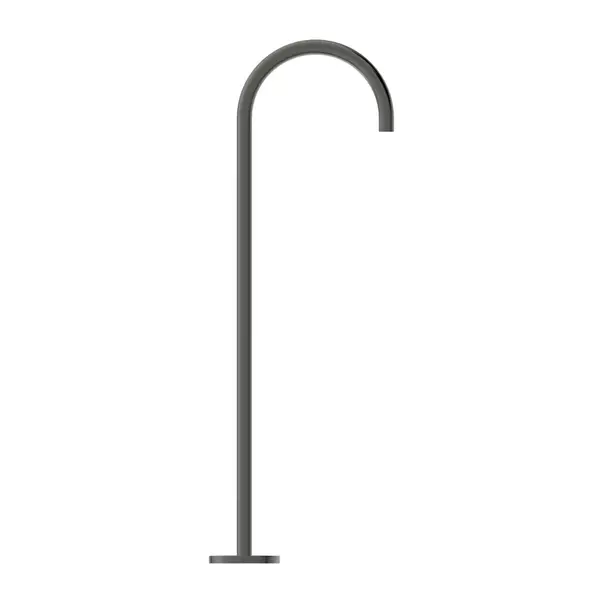 Pipa cada freestanding Ideal Standard Atelier Joy gri Magnetic Grey cu corp ingropat [7]