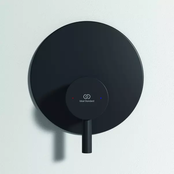 Baterie dus incastrata Ideal Standard Ceraline negru mat cu corp incastrat [4]