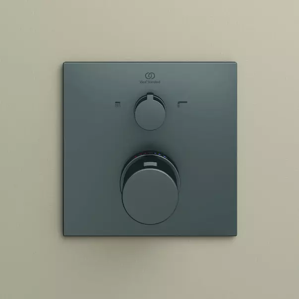 Baterie cada - dus incastrata Ideal Standard Ceratherm C100 gri Magnetic Grey fara corp ingropat [11]