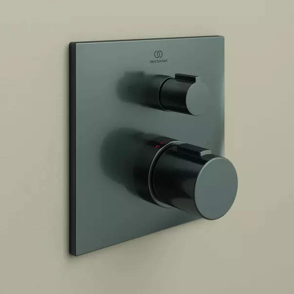 Baterie cada - dus incastrata Ideal Standard Ceratherm C100 gri Magnetic Grey fara corp ingropat [2]